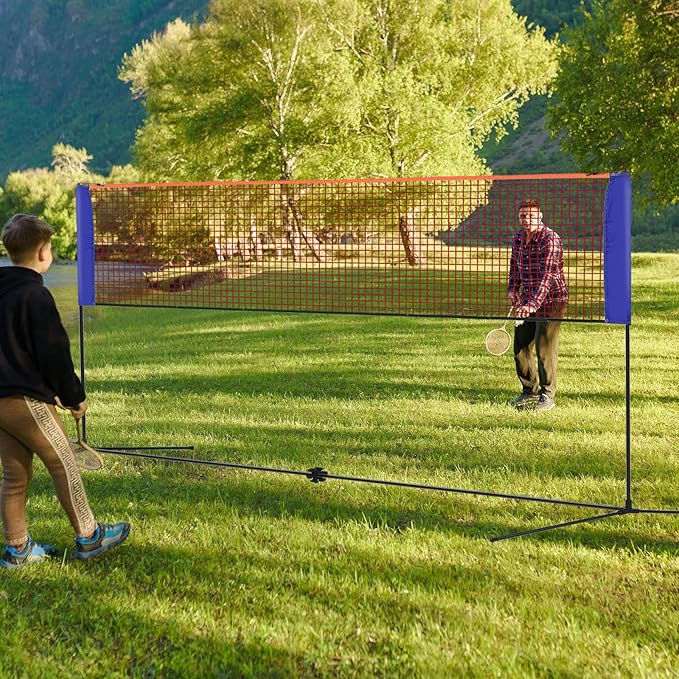 Portable Badminton Net Small S - đánh giá và giá Badminton Ina