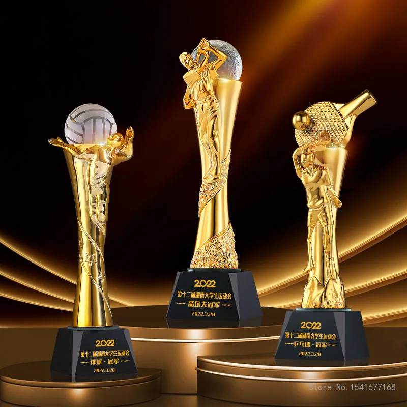 Customized Resin Trophy For Vo - đánh giá và giá Badminton Europe